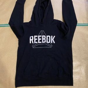 Unisex Black & White Reebok Hoodie